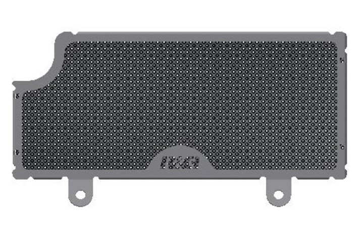 Protection de radiateur (huile) R&G RACING - titane Kawasaki ZX-10R/RR