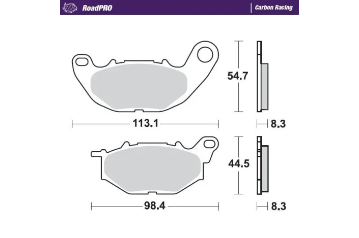 BRAKE PAD CARBON RACING