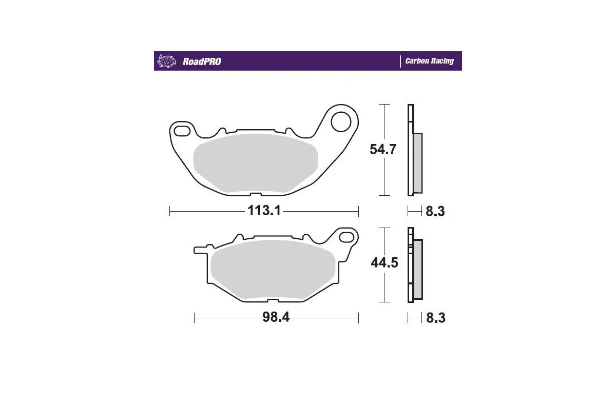 BRAKE PAD CARBON RACING