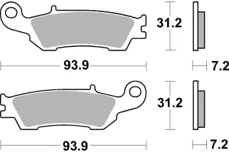BRAKE PAD SINT OFF RACE
