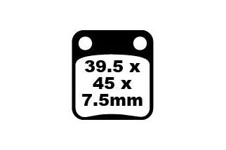 BRAKE PAD SINTERED HH