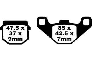 BRAKE PAD SINTERED HH