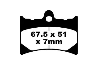 BRAKE PAD SINTERED HH