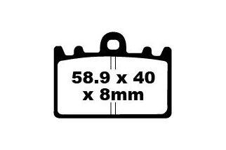 BRAKE PAD SINTERED HH