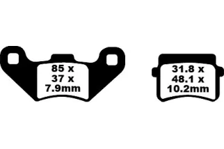 BRAKE PAD SINT R SERIES