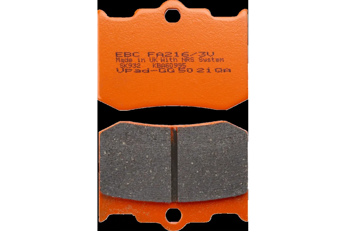 BRAKE PAD VEE SEMISNTRD