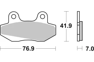 BRAKE PAD CAR/CER
