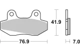 BRAKE PAD CAR/CER