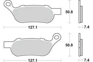 BRAKE PAD SINT REAR
