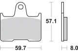 BRAKE PAD SINT REAR