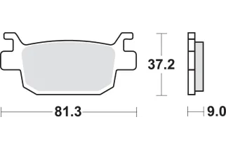 BRAKE PAD CAR/CER SCOOT