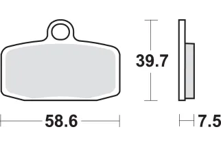 BRAKE PAD SINT OFF RACE