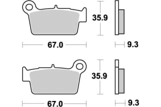 BRAKE PAD NITRO