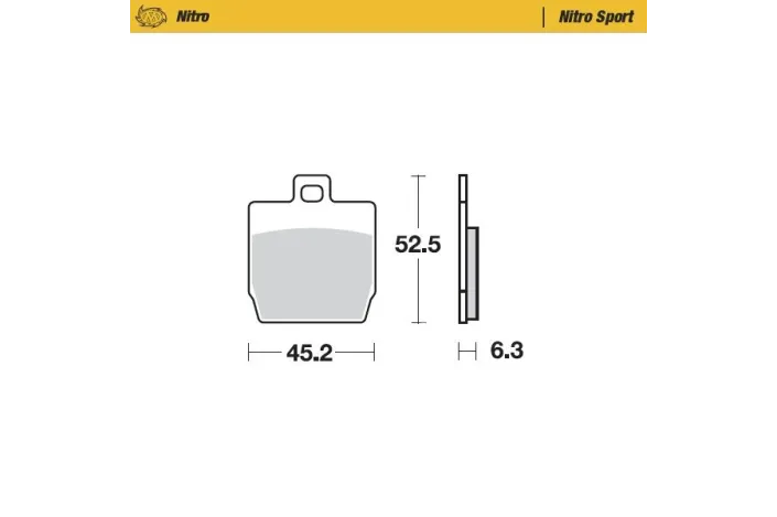 BRAKE PAD NITRO SPORT
