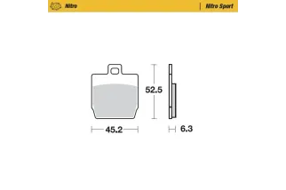 BRAKE PAD NITRO SPORT