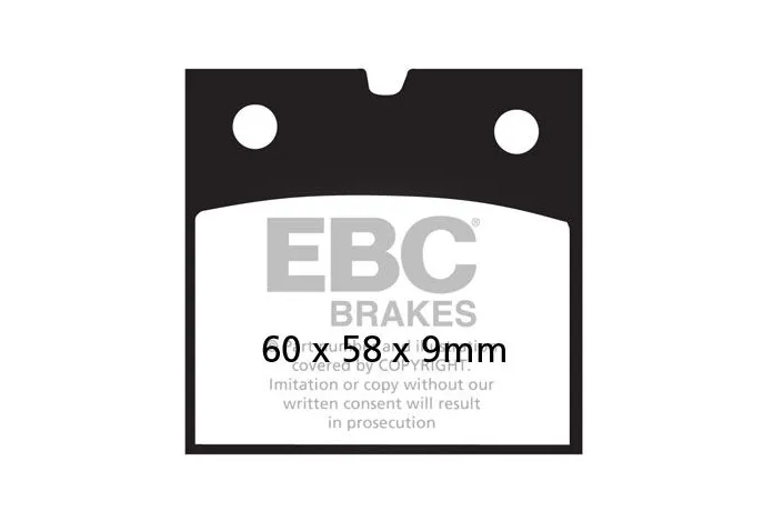 BRAKE PAD VEE SEMISNTRD