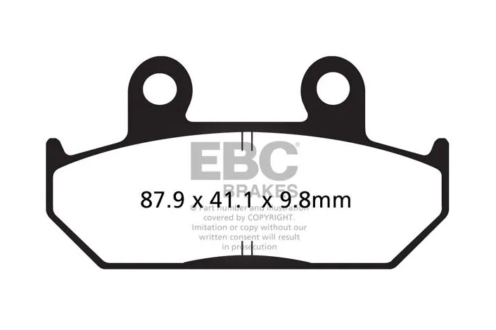 BRAKE PAD VEE SEMISNTRD
