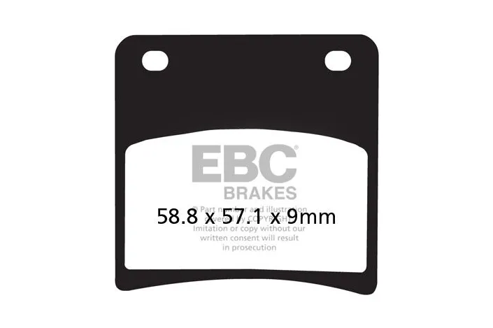 BRAKE PAD VEE SEMISNTRD