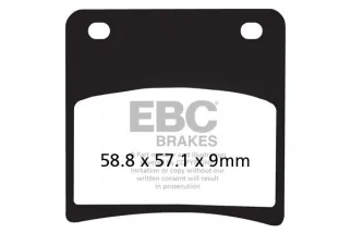 BRAKE PAD VEE SEMISNTRD