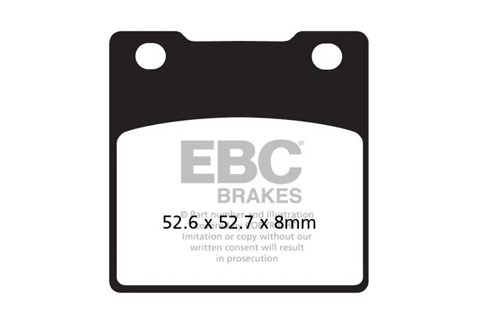 BRAKE PAD VEE SEMISNTRD