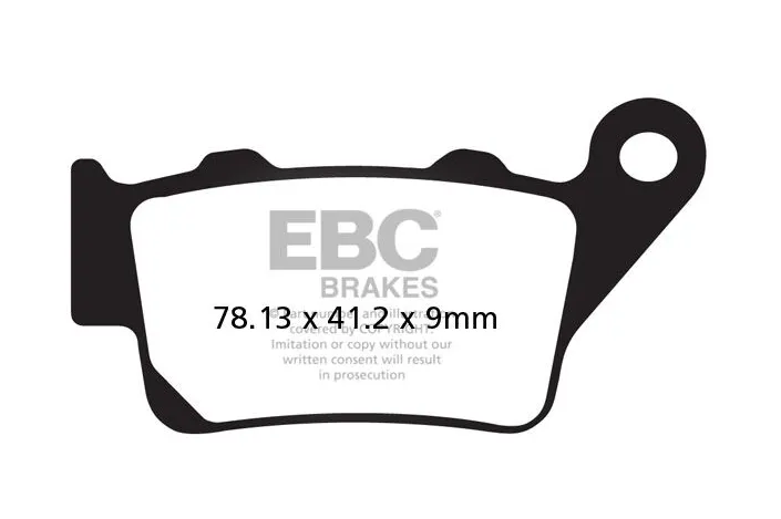 BRAKE PAD VEE SEMISNTRD