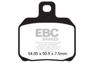 BRAKE PAD VEE SEMISNTRD