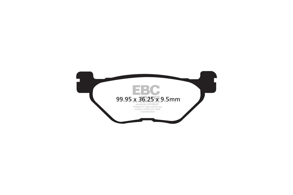 BRAKE PAD VEE SEMISNTRD