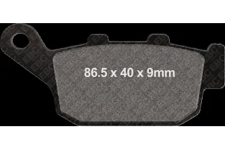 BRAKE PAD VEE SEMISNTRD