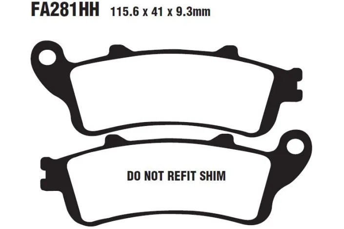 BRAKE PAD HH SINT SCOOTER