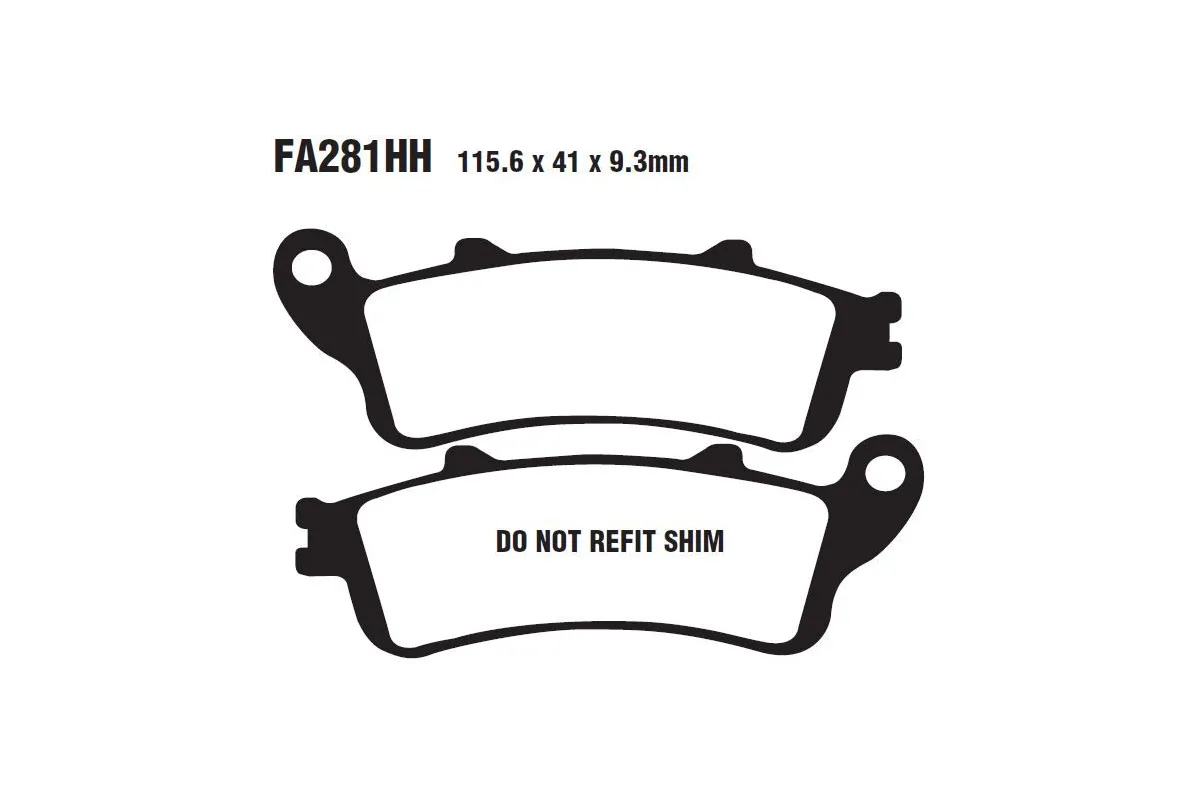 BRAKE PAD HH SINT SCOOTER