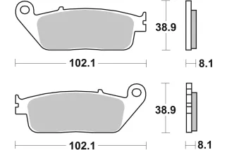 BRAKE PAD SINT SCOOT