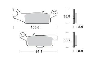 BRAKE PAD NITRO