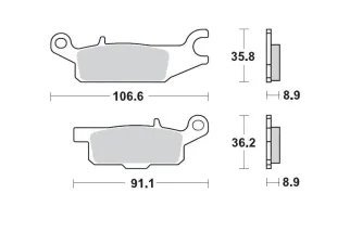 BRAKE PAD NITRO