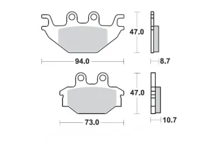 BRAKE PAD NITRO