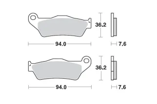 BRAKE PAD NITRO SPORT