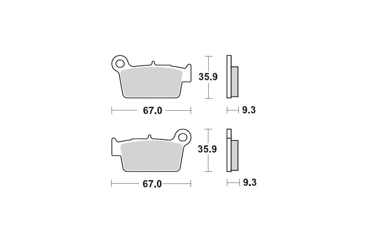 BRAKE PAD NITRO SPORT
