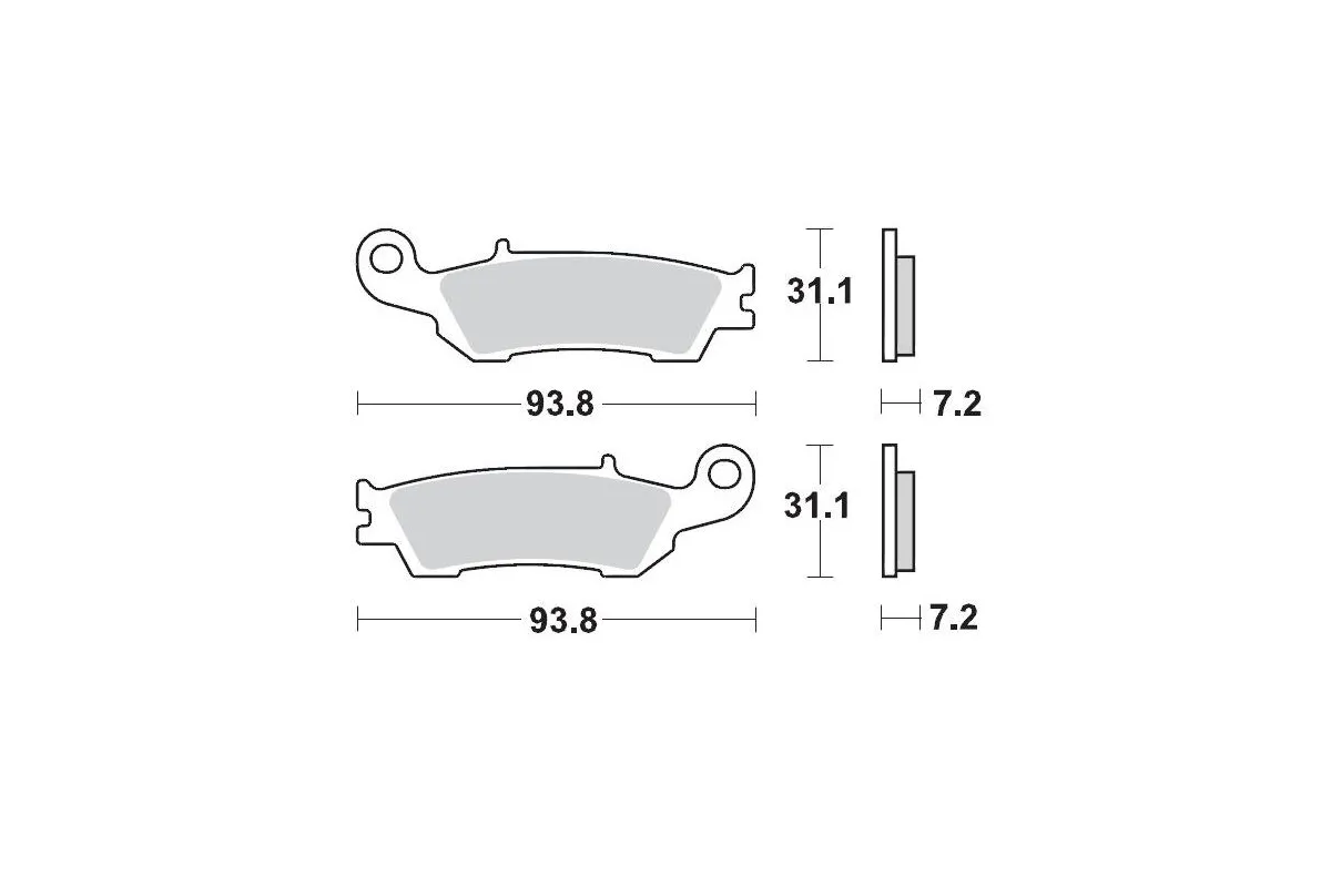BRAKE PAD NITRO SPORT