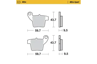 BRAKE PAD NITRO SPORT