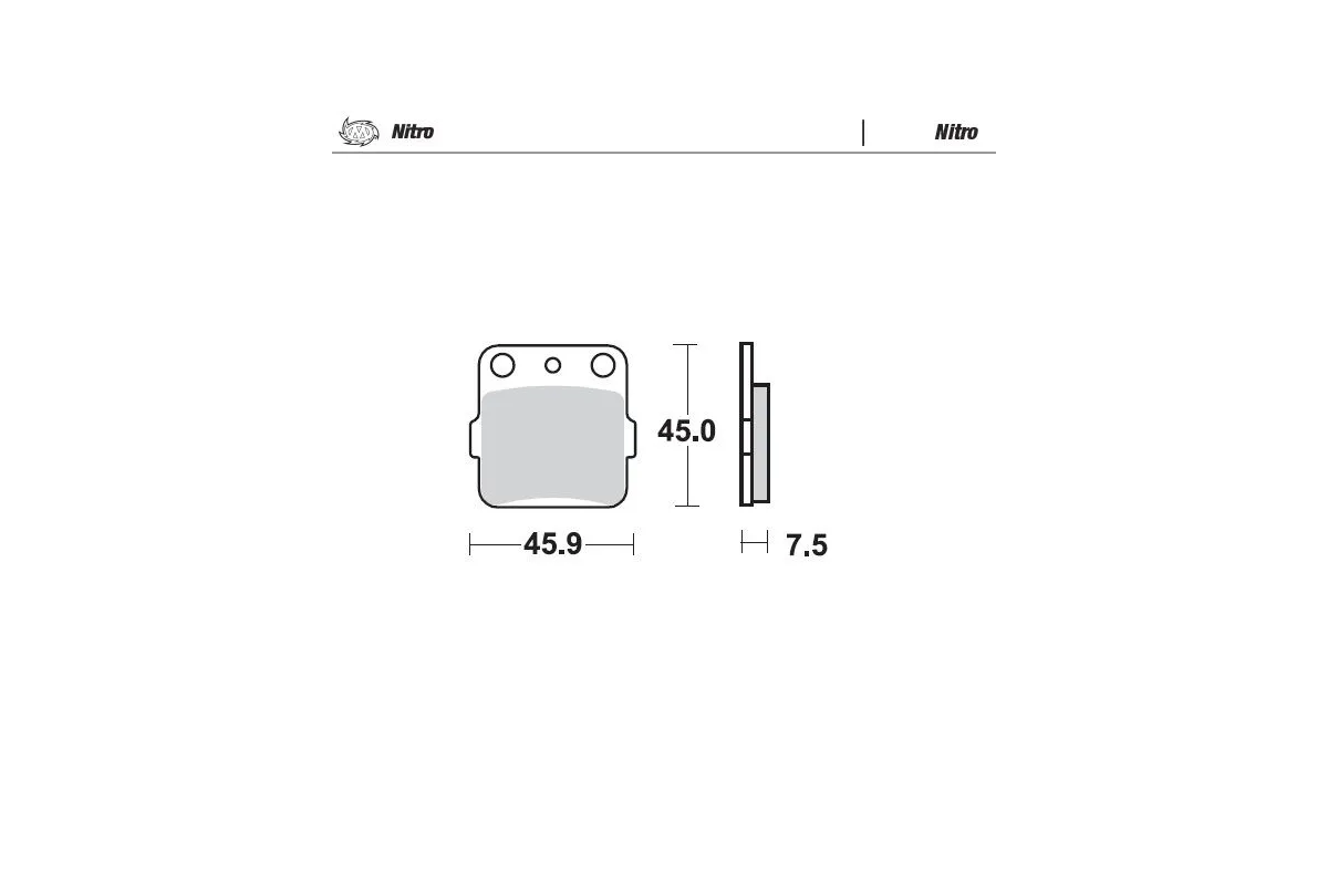 BRAKE PAD NITRO