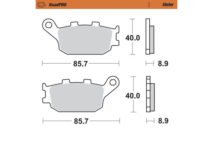 BRAKE PAD SINTER REAR