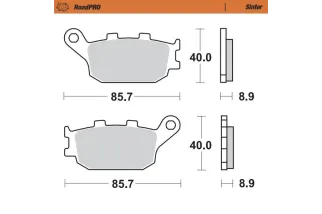 BRAKE PAD SINTER REAR