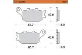 BRAKE PAD SINTER REAR