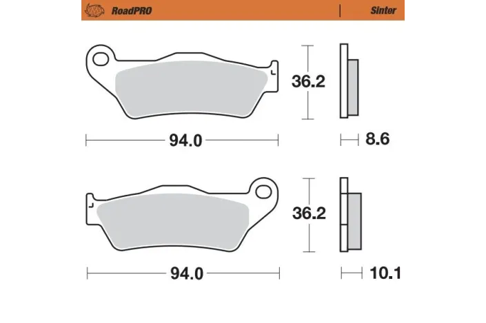 BRAKE PAD SINTER REAR