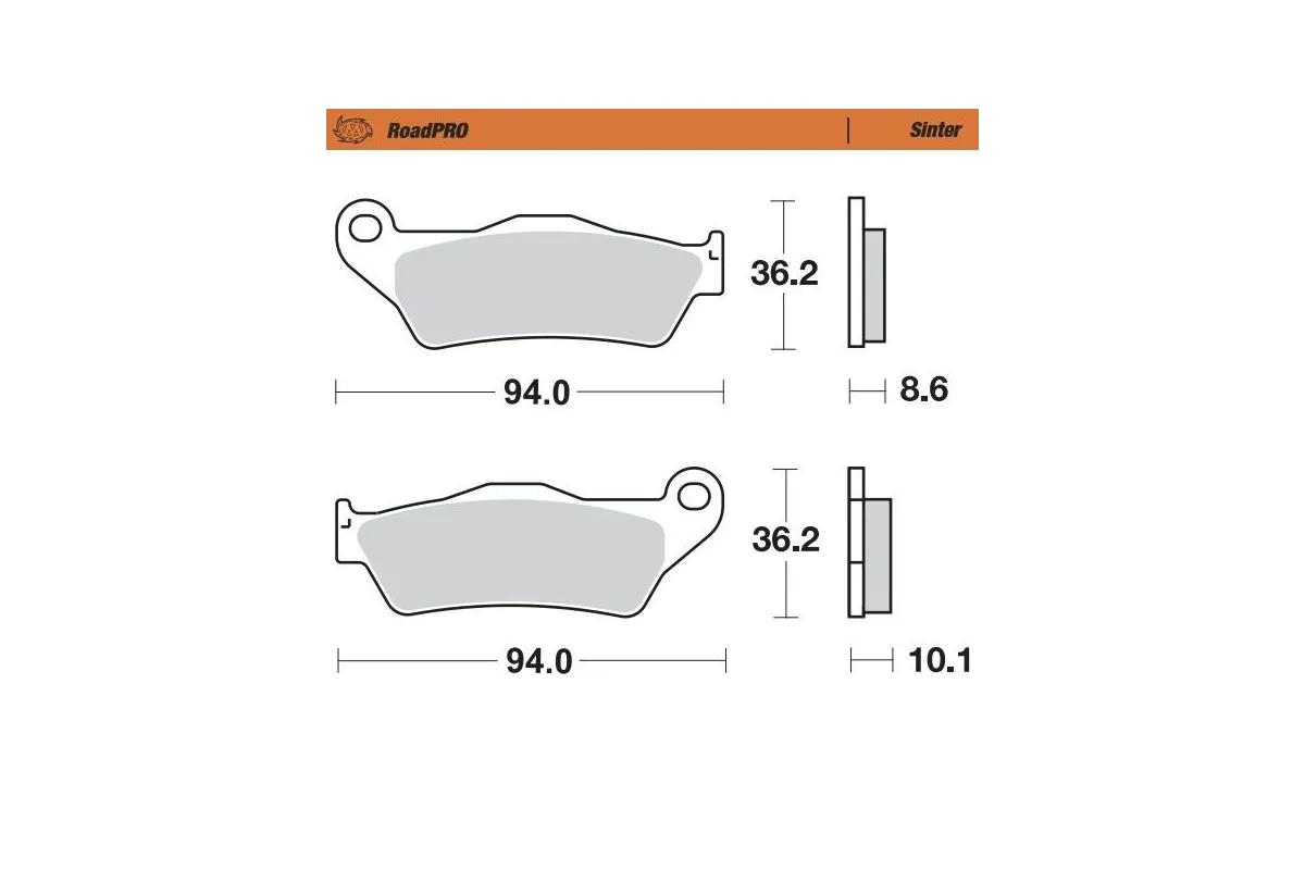 BRAKE PAD SINTER REAR