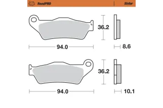 BRAKE PAD SINTER REAR