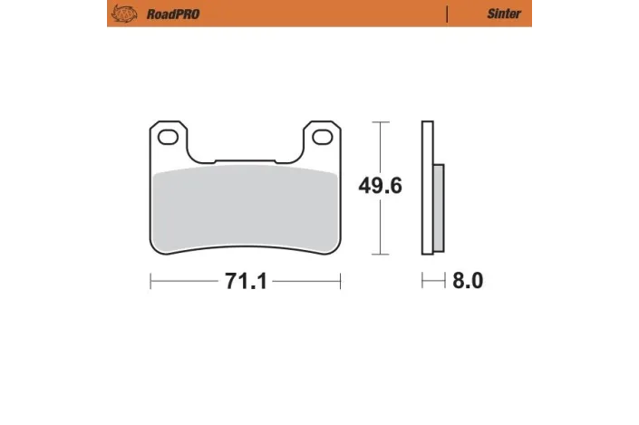 BRAKE PAD SINTER FRONT