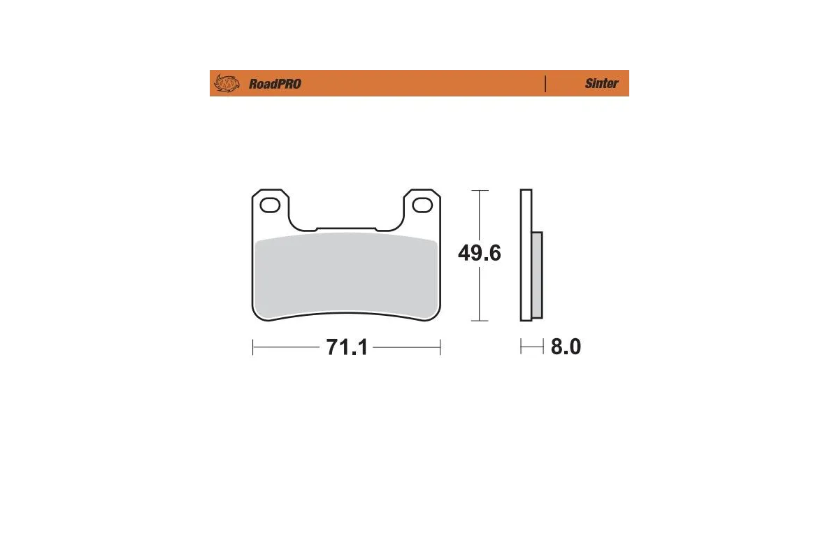BRAKE PAD SINTER FRONT