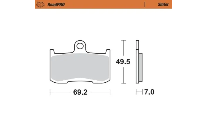 BRAKE PAD SINTER FRONT