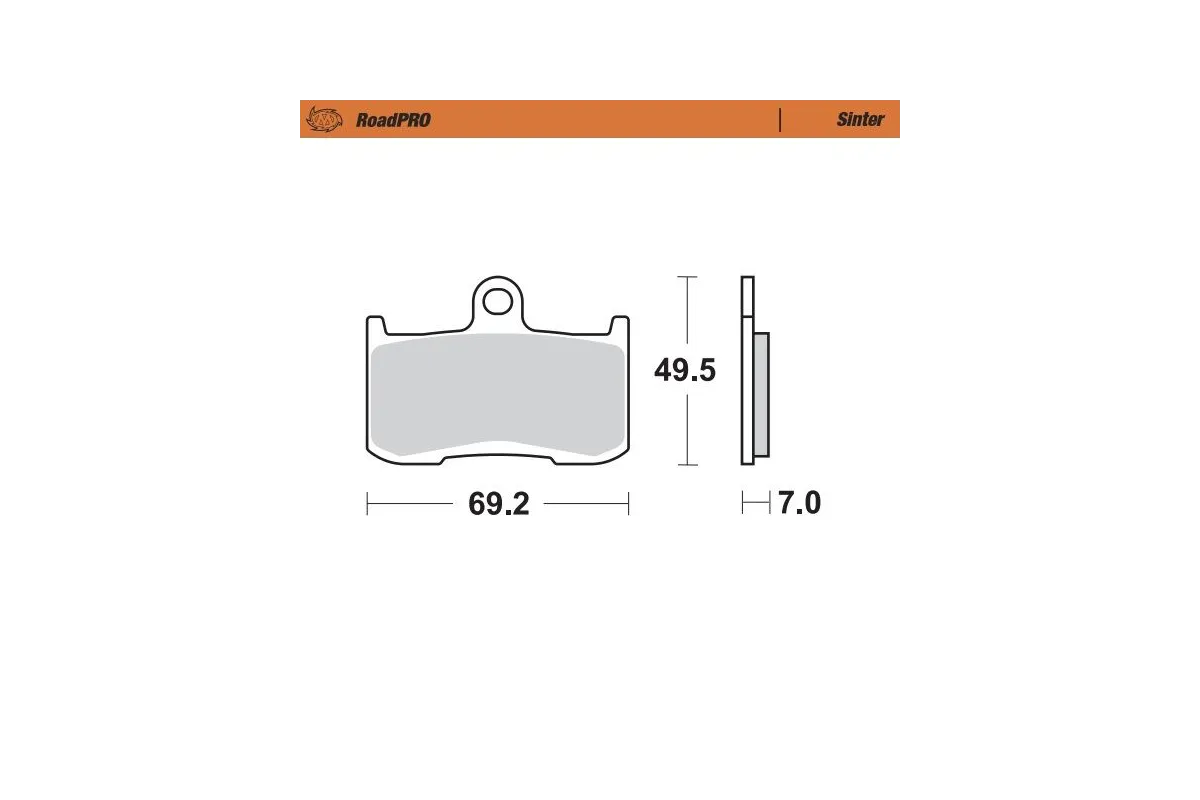 BRAKE PAD SINTER FRONT