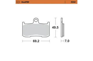 BRAKE PAD SINTER FRONT